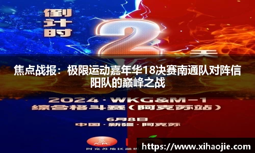 焦点战报：极限运动嘉年华18决赛南通队对阵信阳队的巅峰之战
